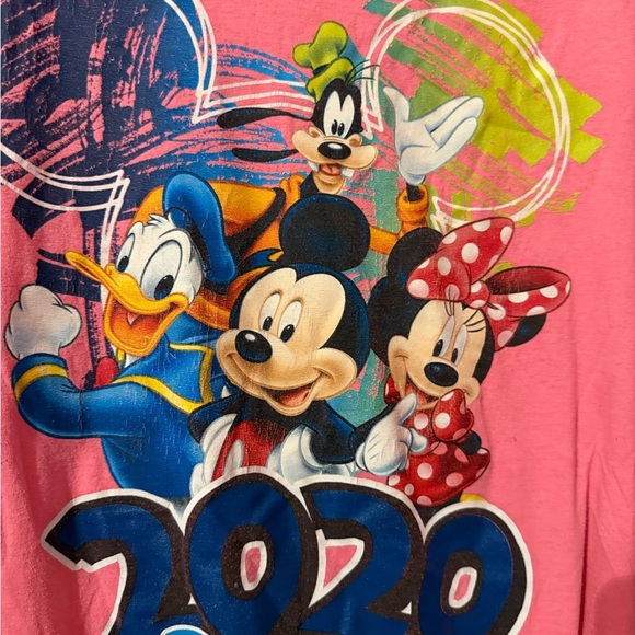 Disney Pink Graphic T-Shirt - Picture 2 of 4